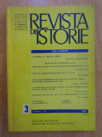Revista de Istorie, tomul 34, nr. 3, martie 1981