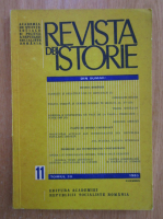 Revista de istorie, tomul 38, nr. 11, noiembrie 1985