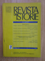 Revista de istorie, tomul 38, nr. 7, iulie 1985