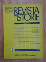 Revista de Istorie, tomul 40, nr. 5, mai 1987
