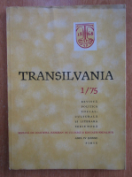 Revista Transilvania, anul IV, nr. 1, 1975