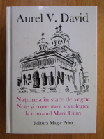 Anticariat: Aurel V. David - Natiunea in stare de veghe. Note si comentarii sociologice la romanul Marii Uniri
