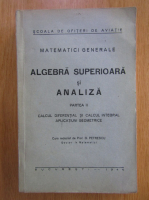 G. Petrescu - Algebra superioara si analiza (volumul 2)