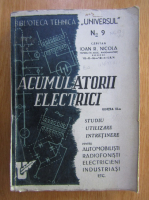 Ioan Nicola - Acumulatorii electrici