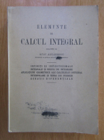 Octav Alexandrescu - Elemente de calcul integral