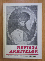 Revista Arhivelor, nr. 3, 1991
