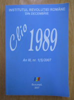 Revista Clio, anul III, nr. 1, 2007