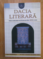 Anticariat: Revista Dacia Literara, anul XXIV, nr. 122-123, noiembrie-decembrie 2013