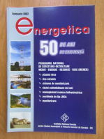 Revista Energetica, anul 51, nr. 2, februarie 2003