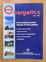 Anticariat: Revista Energetica, anul 51, nr. 6, iunie 2003