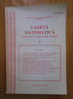 Revista Gazeta Matematica, anul XCVIII, nr. 9, 1993