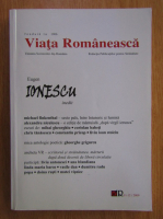 Revista Viata Romaneasca, anul CIV, nr. 11-12, noiembrie-decembrie 2009