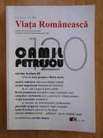 Revista Viata Romaneasca, anul CIX, nr. 1-2, ianuarie-februarie 2014