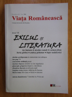 Revista Viata Romaneasca, anul CV, nr. 7-8, iulie-august 2011