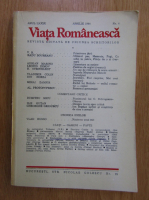 Anticariat: Revista Viata Romaneasca, anul LXXIX, nr. 4, aprilie 1984