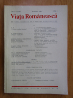 Anticariat: Revista Viata Romaneasca, anul LXXXI, nr. 8, august 1986