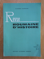 Revue Roumaine d'histoire, nr. 1-2, 1995