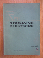Revue Roumaine d'histoire, nr. 3-4, 1991