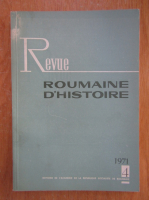 Revue Roumaine d'histoire, nr. 4, 1971
