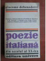 Giacomo Debenedetti - Poezie italiana din secolul al XX-lea