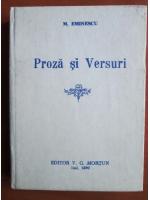 Mihai Eminescu - Proza si versuri