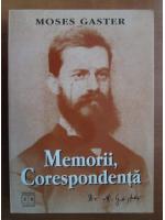 Moses Gaster - Memorii, corespondenta