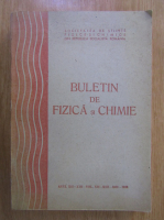 Buletin de fizica si chimie, anul XII-XIII, volumul XII-XIII, 1988-1989