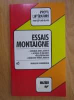 Francoise Charpentier - Essais Montaigne