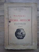O. Tafrali - Manual de istoria artelor (volumul 2, 1928)