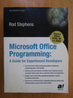 Rod Stephens - Microsoft Office Programming. A Guide for Experienced Developers