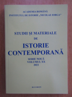 Studii si materiale de istorie contemporana (volumul 20)