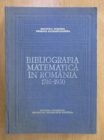 Bibliografia matematica in Romania 1716-1950