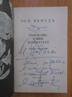 Ion Banuta - Panorama iubirii zugravului (cu autograful autorului)