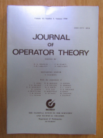 Journal of Operator Theory, volumul 12, nr. 1, 1984