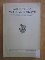 Mitropolia Moldovei si Sucevei, anul LX, nr. 7-9, iulie-septembrie 1984