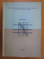 Petre Bomboe - Geologie matematica (volumul 1)