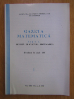 Revista Gazeta Matematica, anul XXII, nr. 1, 2004