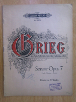 Edvard Grieg. Sonate Opus 7