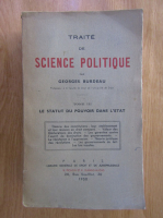 Georges Burdeau - Traite de science politique (volumul 3)