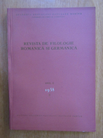 Revista de filologie romanica si germanica, anul II, nr. 2, 1958