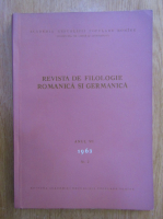 Anticariat: Revista de filologie romanica si germanica, anul VII, nr. 2, 1963