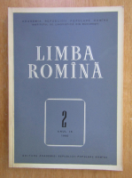 Revista Limba Romana, anul IX, nr. 2, 1960