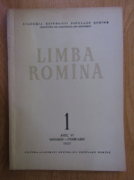 Revista Limba Romana, anul VI, nr. 1, ianuarie-februarie 1957