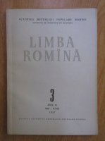 Revista Limba Romana, anul VI, nr. 3, mai-iunie 1957