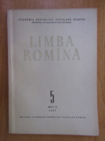 Revista Limba Romana, anul VI, nr. 5, 1957