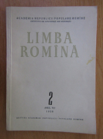 Revista Limba Romana, anul VII, nr. 2, 1958
