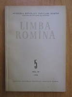 Revista Limba Romana, anul VII, nr. 5, 1958