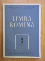 Revista Limba Romana, anul VIII, nr. 3, 1959