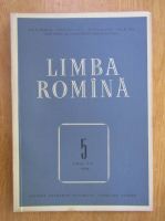 Revista Limba Romana, anul VIII, nr. 5, 1959