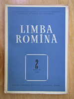 Revista Limba Romana, anul XI, nr. 2, 1962